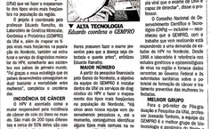 Matéria aborda a pesquisa do professor Eduardo Ramalho sobre o teste molecular para detectar HPV