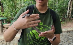 Natália Bandeira, estudante do 7° período do curso de licenciatura em Ciências Biológicas, vai apresentar trabalho na SemaBio 2025