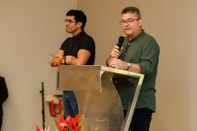 Professor Fábipo Guedes, presidente da Fapeal, parceira da Edufal na publicação de mais de cem títulos que serão lançados na Bienal