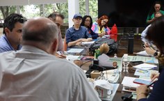Reunião contou com a participação de representantes de duas instituições públicas de ensino superior locais