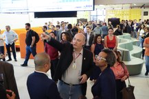 Cerimônia contou com a presença de autoridades da gestão da Educação, professores e estudantes