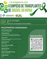 HU realiza simpósio para sensibilizar sobre doação de órgãos