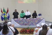 Cerimônia no auditório da Reitoria