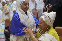 Encontro de Mãe Mirian Yá Bina e Mãe Neide Oyá d’Oxum