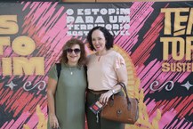 Professoras Ruth Vasconcelos e Elaine Pimentel também participaram do evento