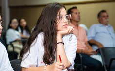 Aluna participante da  1ª Copa Intermunicipal de Matemática de Alagoas,