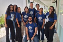 Equipe de alunos do PPGCS que atua na realização do curso de verão