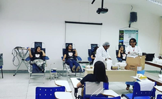 Equipe do Hemoal, parceira do Programa desde a primeira edição do Curso de Verão, em 2016, vai participar este ano para conscientização e capacitação de doadores