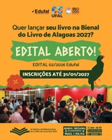 Edufal seleciona cem livros para lançamento na Bienal do Livro de Alagoas 2027