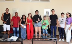 Turma da poficina de flauta