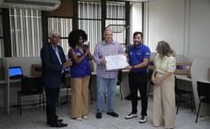Inauguração do Ponto de Inclusão Digital na Biblioteca Central da Ufal