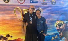 Professor Pedro Balikian conquistou o 3º lugar na categoria Sênior G, ao lado de Júlia Maria, da arbitragem