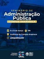 Seminário de Administração Pública debate desafios contemporâneos do Estado