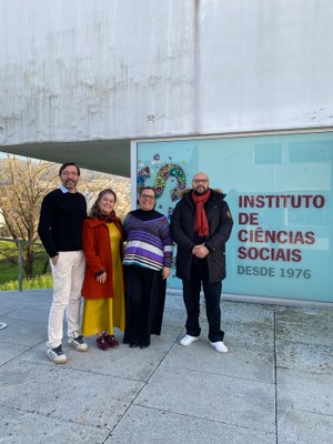 Ufal representada nos organizadores do evento, os professores Júlio Arantes, Elvira Barretto, Lídia Ramires e o discente Willames Frank