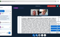Reunião virtual do Consuni