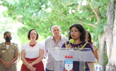 A estudante Beatriz Maciel integrante da Marcha Mundial das Mulheres na Ufal