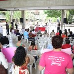 Ufal instala Banco Vermelho em ato simbólico de combate ao feminicídio
