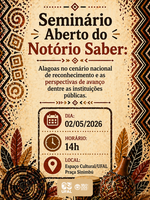 Ufal realiza Seminário Notório Saber em Maceió neste sábado (2)