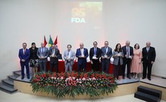 Homenageados na cerimônia