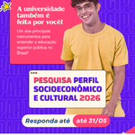 Até 31 de maio: Inep e Andifes prorrogam pesquisa socioeconômica com estudantes