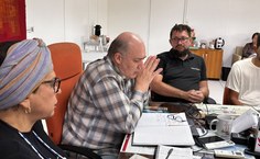 Vice-reitora Eleiane Cavalcanti, reitor Josealso Tonholo e professor Isanaldo Barbosa, diretor do IM