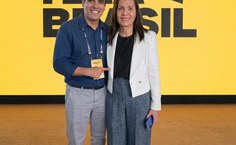 Professora Luciana Santa Rita (Feac) e professor Thiago Cordeiro (IC); Ufal presente no lançamento do Tela Brasil