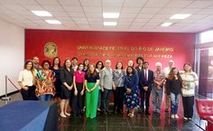 Seminário com os representantes do projeto Desire, iniciativa do British Concil, que fomentou pesquisas sobre igualdade entre os gêneros, em 2023, no Rio de Janeiro