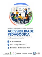Parceria entre Ufal e Ifal traz formação docente em acessibilidade
