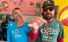 Peixes-leão capturados em Piaçabuçu