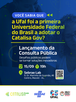 Ufal lança consulta pública para soluções inovadoras de problemas institucionais