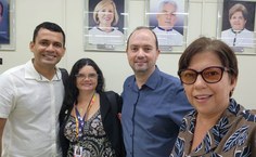 Membros da Comissão de Sistrmatização do PDI: Clebson Guilerme Silva, Juliene Barros, Jouber Lessa e Simoneide Araújo