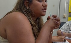 Estudante Maria Eduarda