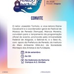 Ufal lança programação oficial do Festival de Música de Penedo 2026